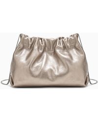 Brunello Cucinelli - Soft Pearl-Coloured Bag - Lyst