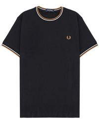 Fred Perry - T-Shirt With Logo - Lyst