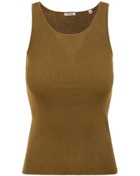 Aspesi - T Shirts En Polos Donker Geel - Lyst