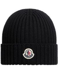 Moncler - Beanie With Logo - Lyst