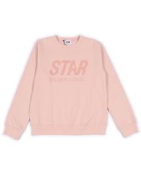 Golden Goose - Star Girl's Crewneck Regular Sweatshirt New Logo Print - Lyst