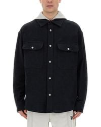 Palm Angels - Shirt-Jacket With Monogram - Lyst