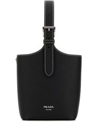 Prada - Leather Shoulder Bag - Lyst