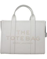 Marc Jacobs - Handtassen Vrouwen Leer Wit/katoen - Lyst