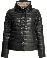 Herno - Reversible Polyamide Polyamide Polyester Cotton Polyester Down Feather Short Down Jacket - Lyst