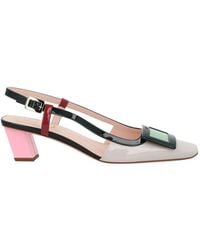 Roger Vivier - Belle Vivier 45 Patent-Leather Slingback Pumps - Lyst