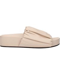 Jil Sander - Loafers And Clogs Leather/Powder - Lyst