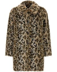 Twinset - Animalier Coat - Lyst