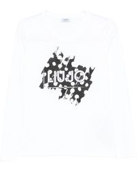Liu Jo - T Shirts En Polos Wit - Lyst