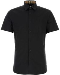 Burberry - Ekd Logo Cotton Shirt - Lyst