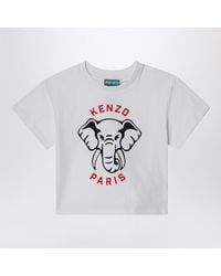 KENZO - T-Shirt With Printed Logo - Lyst