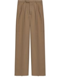 Gucci - Pleat Front Trousers - Lyst