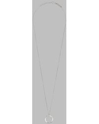 Maison Margiela - Collana Con Pendente Anello Logato - Lyst