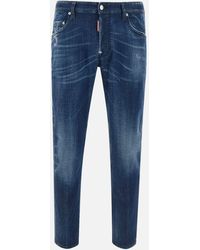 DSquared² - Skater Jean Blue Slim Fit Jeans - Lyst