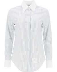 Thom Browne - Camisa de Oxford a rayas de - Lyst
