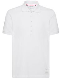 Thom Browne - Baumwoll-Poloshirt - Lyst