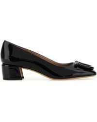 Ferragamo - Leather Mara Pumps - Lyst