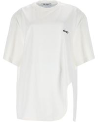 The Attico - T-Shirt With Logo - Lyst