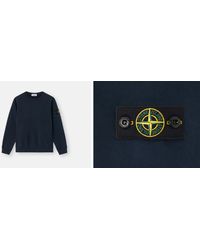 Stone Island - Jerseys Azul - Lyst