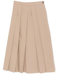 Emporio Armani - Cotton Long Skirt - Lyst