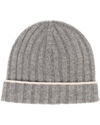 Brunello Cucinelli - Two-Tone Cap - Lyst