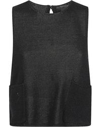 MIZUIRO - Cotton Vest - Lyst