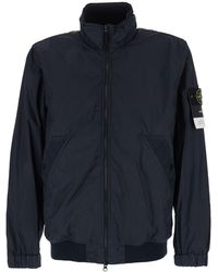 Stone Island - Zipped Blouson Jacket - Lyst