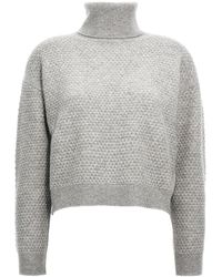 Max Mara - Pull Nero En Cachemire - Lyst