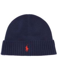 Polo Ralph Lauren - Woolen Beanie Hat - Lyst
