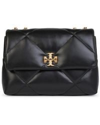 Tory Burch - Burch 'Kira' Doppio cinturino Black Lear Borsa - Lyst
