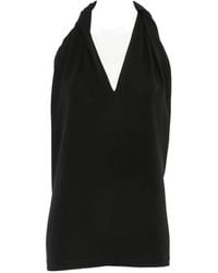 TOTEME - Sleeveless Halterneck Top - Lyst