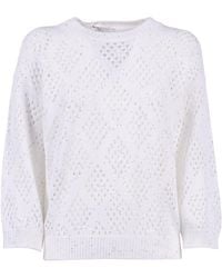 Peserico - Knitted Sweater - Lyst