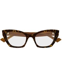 Gucci - Bril Gg1334 O 001 Zwart/transparant Vrouw - Lyst
