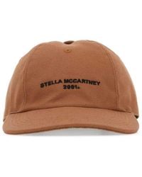 Stella McCartney - Caramel Cotton Blend Baseball Cap - Lyst
