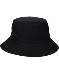 Burberry - Cappelli Donne Tessuti Neri - Lyst