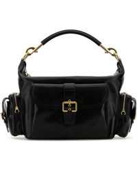Chloé - Black Leather Large Shopping Bag - Lyst