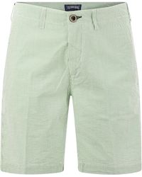 Vilebrequin - Shorts de bermuda en coton à rayures micro-rayées - Lyst