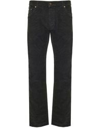 Saint Laurent - Jeans de jambe droite en velours côtelé - Lyst