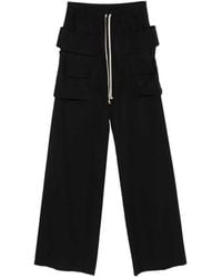 Rick Owens - Cotton Drawstring Trousers - Lyst