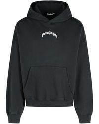 Palm Angels - Palm Engelen Zwart Katoen Sweatshirt - Lyst