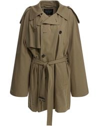 Balenciaga - Short Trench Coat - Lyst