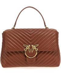Pinko - 'Big Lady Love Bag Puff Chevron' Handsbag - Lyst