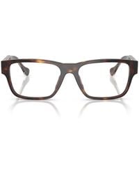 Versace - Brille Ve3390 U 5537 Braun/Transparent Herren - Lyst