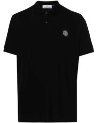 Stone Island - Logo Patch Polo Shirt - Lyst