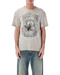 Golden Goose - Vintage Print Cotton T-Shirt - Lyst