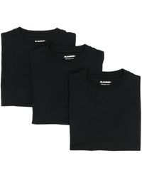 Jil Sander - Organic Cotton Short Sleeve T-Shirt - Lyst