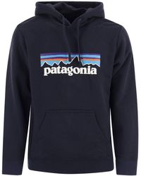 Patagonia - Patagonië Katoen Blend Hoodie - Lyst