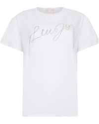 Liu Jo - T Shirts and Polos White - Lyst