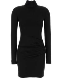 Dolce & Gabbana - Stretch Viscose Blend Mini Dress - Lyst