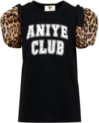 Aniye By - Aniye Door T Shirts En Polos Zwart - Lyst